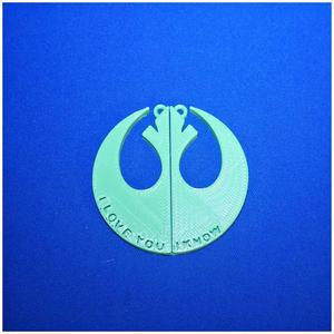 Star Wars Rebel Love Necklace