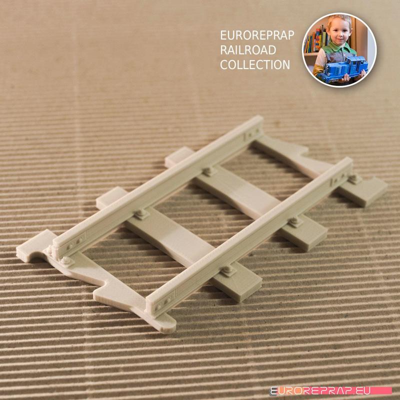 Straight Track (No1A) - Euroreprap Railroad System
