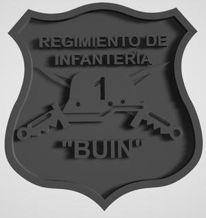 Badge Regiment of Infantry Regiment N°1 Buin