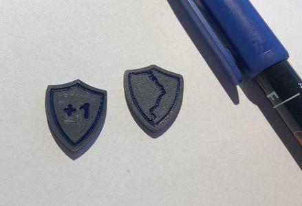 Keyforge Armor Token - Cracked backside