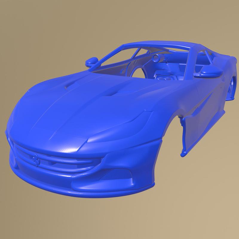Ferrari Portofino PRINTABLE CAR BODY