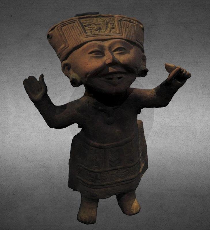 Standing man smiling