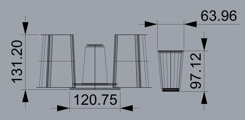 ceramic cup 3d mold design