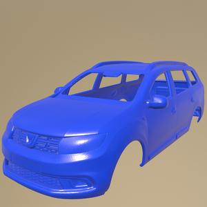 dacia logan mcv van 2019 PRINTABLE CAR BODY