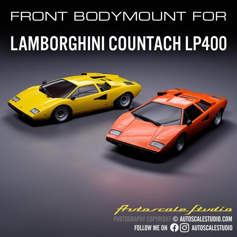 Mini-Z Body Mount for Lamborghini Countach LP40