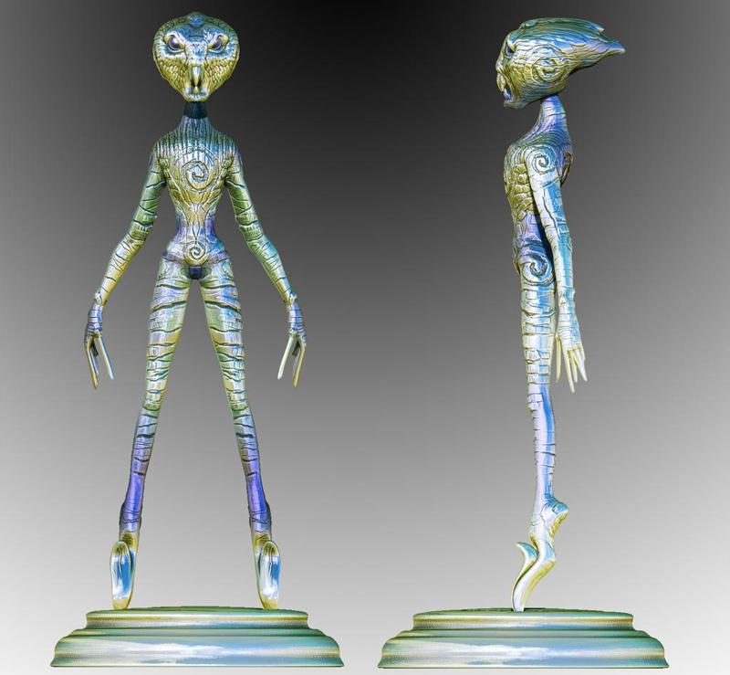 MOLOK- OWL PRINCESS - FIGURINE