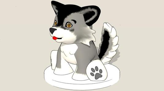 Plush Wolf