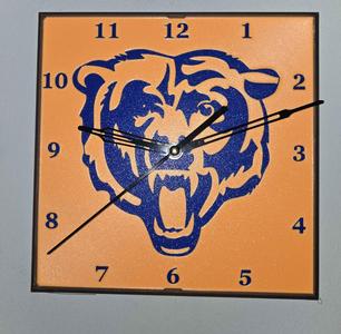 Chicago Bears Clock Facer