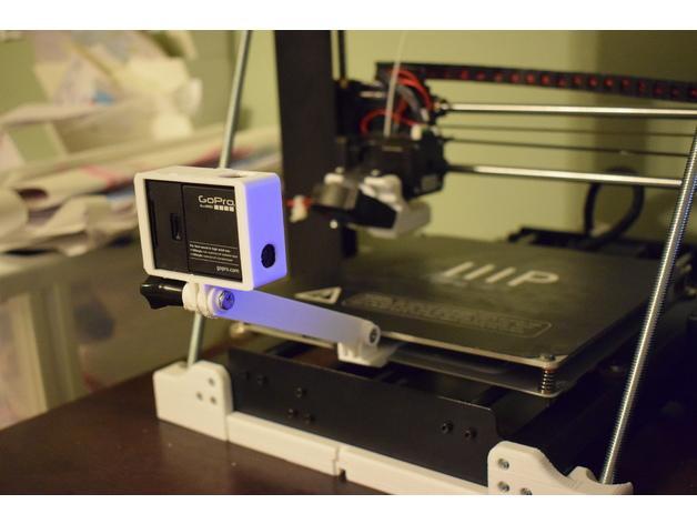 Wanhao i3 Y-bed GoPro Mount