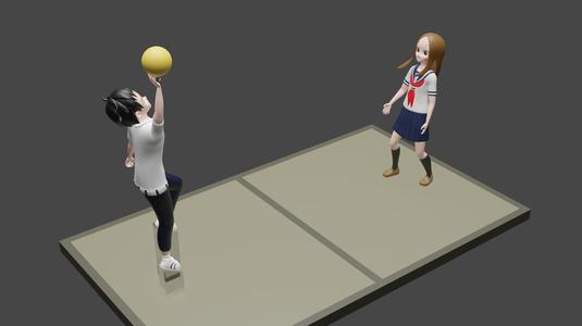 Teasing Master Takagi San - Dodgeball Scene