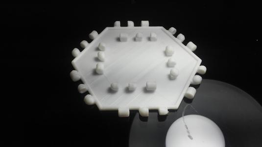 Polypanels // Hexagon with on top Snaps