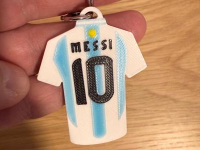 Argentina Messi Jersey keychain