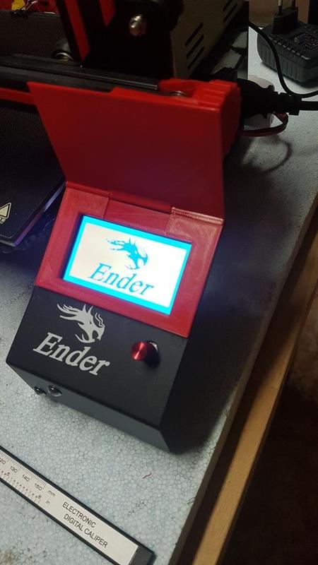 Ender 3 - screen cover LCD cover - adjustment perfect