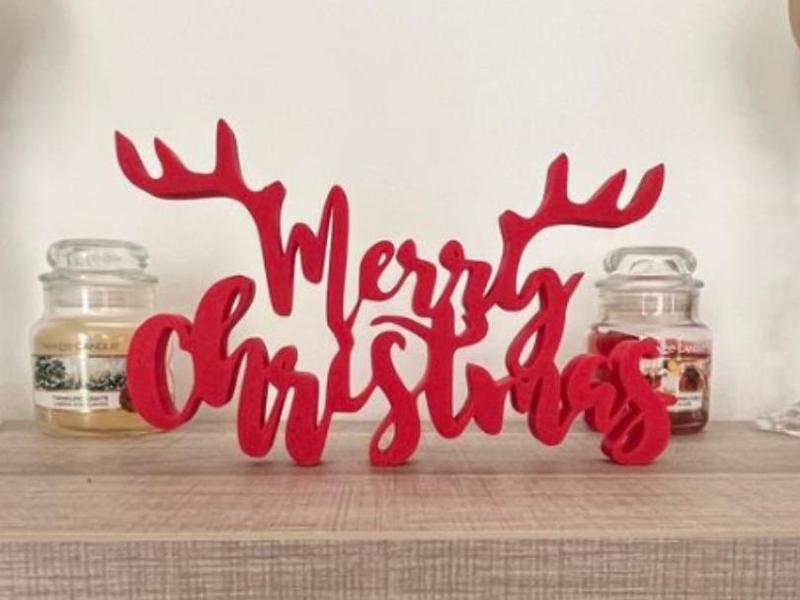 Merry Christmas Reindeer Antlers 