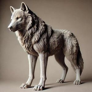 wolf figurine