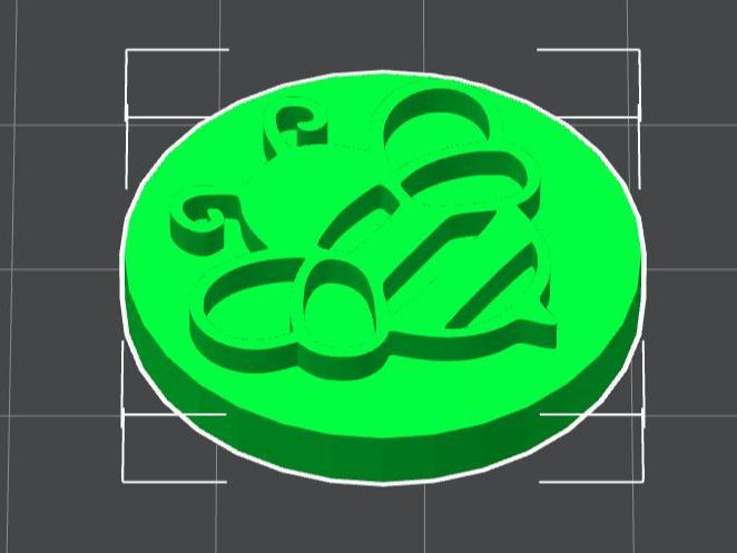 Bee Stamp for Pottery