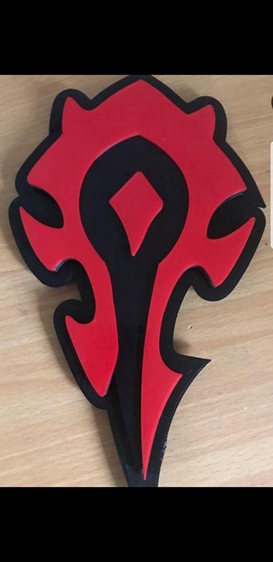World of Warcraft Horde Light Up Wall Mount