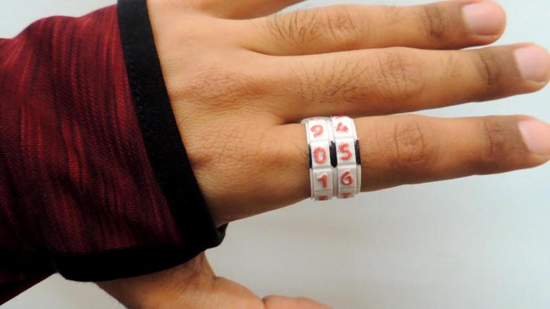 Worlds Lightest 1gm Functional Ring Counter. (Vase Mode/Spiral print) , A Must have! knitting counter