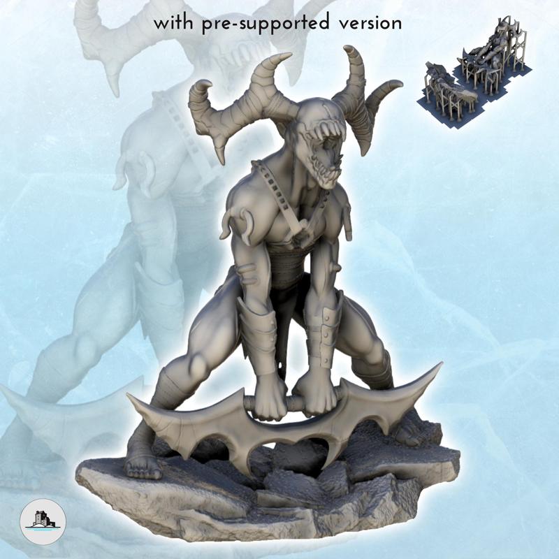 Leyak infernal daemon (+ presupported version) (6) - Darkness Chaos Medieval Age Fantasy