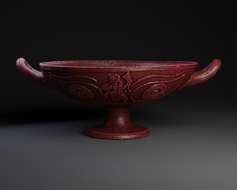 Attic Black Figure Eye Cup