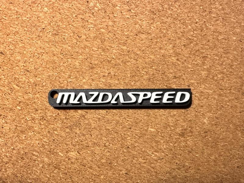 Mazda Speed Keychain