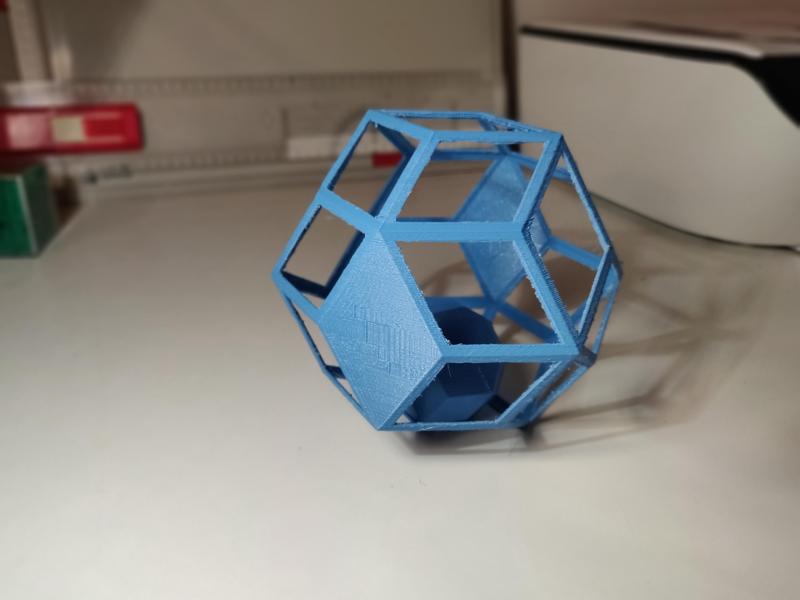 30 Faces Polyhedron enclosed