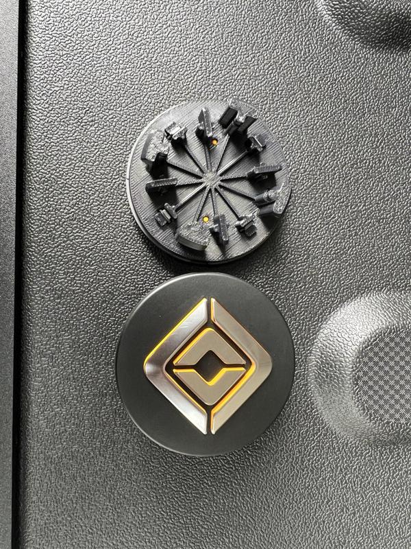 Center Cap Mount Rivian R1T and R1S 21" Wheels