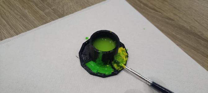 holder for brushes and paint