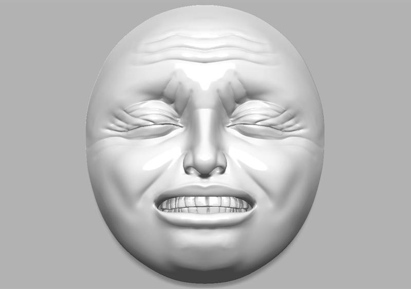 Modern Face Sculpture Wall Art N 7