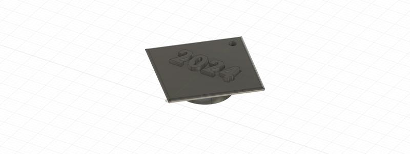 2024 Grad Cap Christmas Ornament