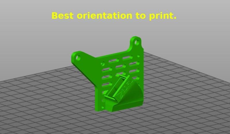 Ender 3 / CR10 5015 blower to stock duct adapter