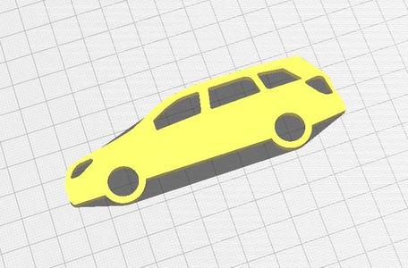 opel astra h kombi keychain