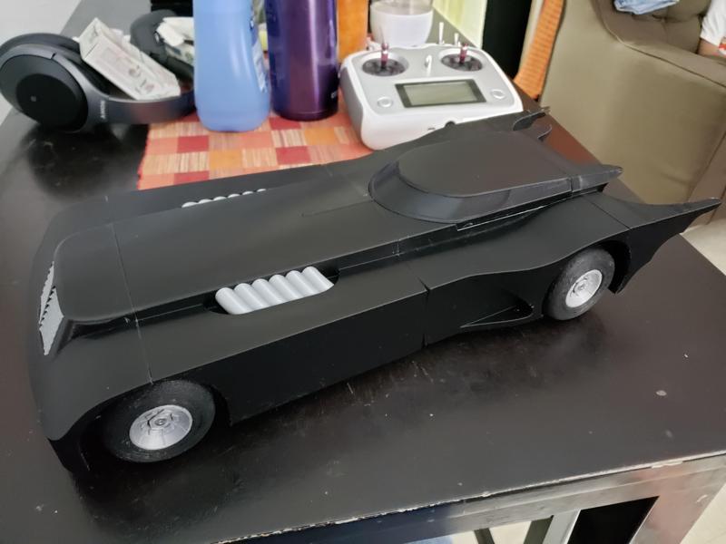Batmobile body and rims for OpenRCF1