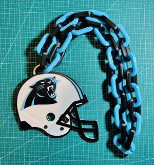 CAROLINA PANTHERS NFL HELMET CHAIN