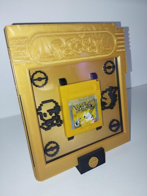 Présentoir pour cartouche pokemon jaune en loose