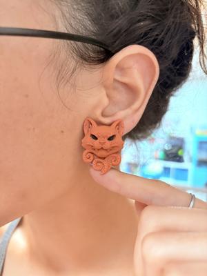 Cat/fox earrings