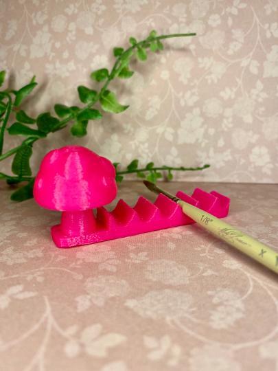 Mushroom Paintbrush Rest