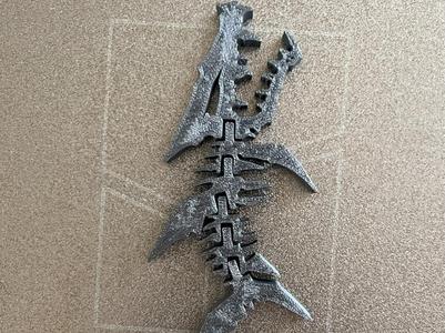 Articulated keychain Shark Bone Flex