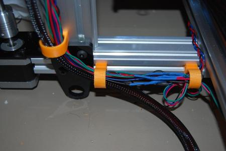 Maker Slide / Hadron Ord Bot Snap on Wire Holder / Clamp