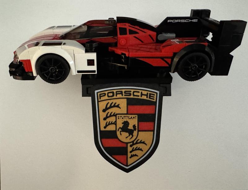 Speed Champions Porsche  963 Set 76916 Floating Wall Mount