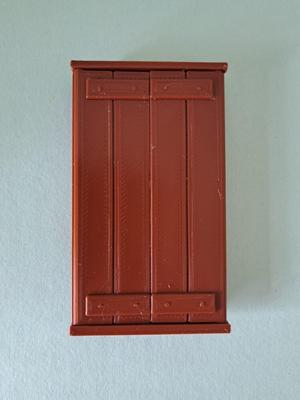 Window with Boards Shutter for Playmobil