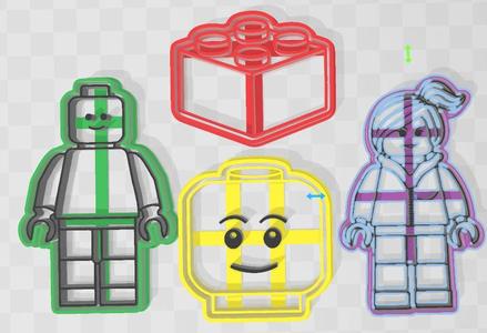 Blocks cookie cutter