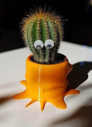 Cute Alien Cactus Planter Pot