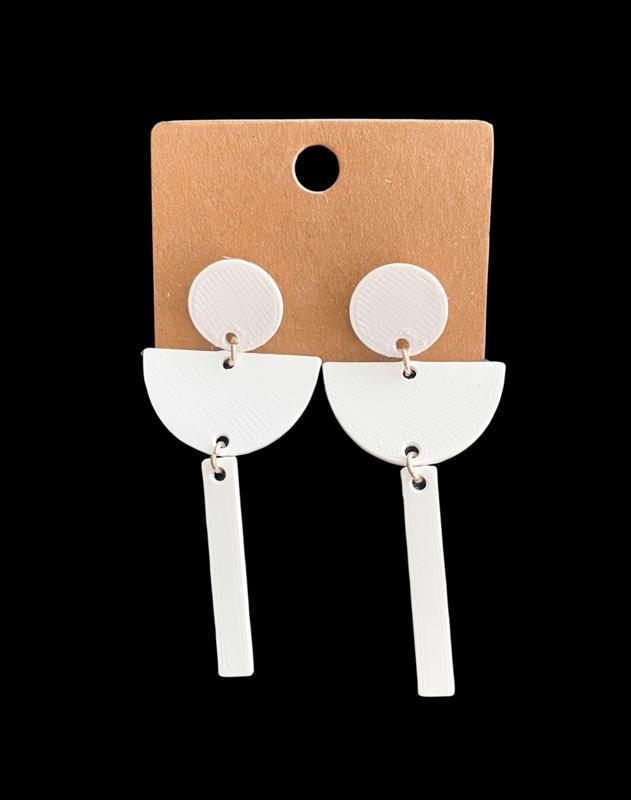 Minimalist Geometric Earrings | Trendy, Lightweight, Cute, Dangle, Hypoallergenic Jewelry | Women's Accessories