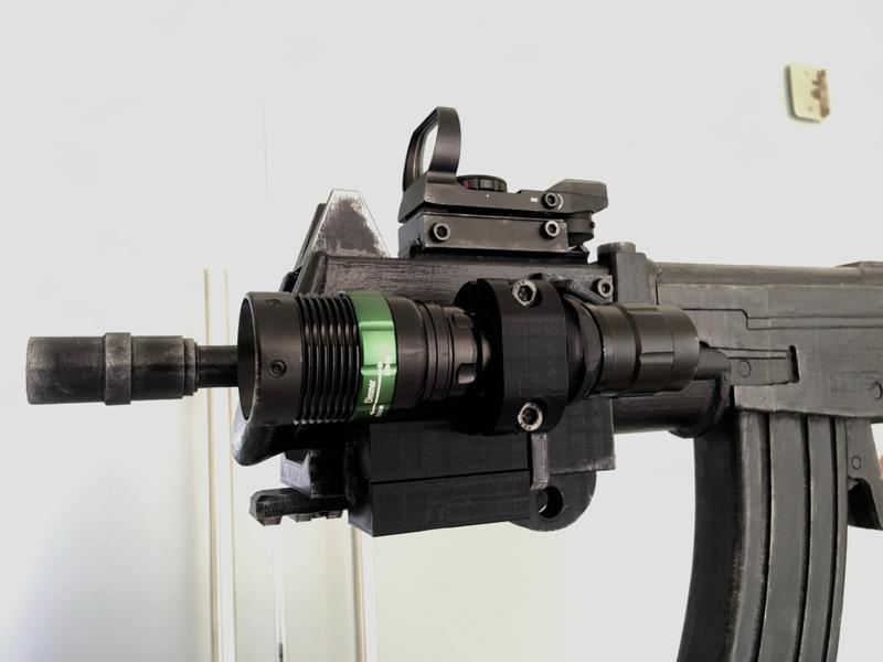 Flashlight Holder for Picatinny Rail