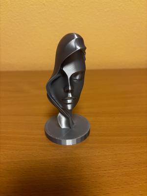 Modern art decoration of a beautiful woman face