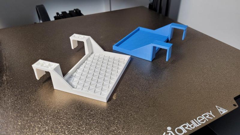 Fairy lights battery pack tray attachable for window - Lichterkette Batteriepack Ablage Halter Fenster