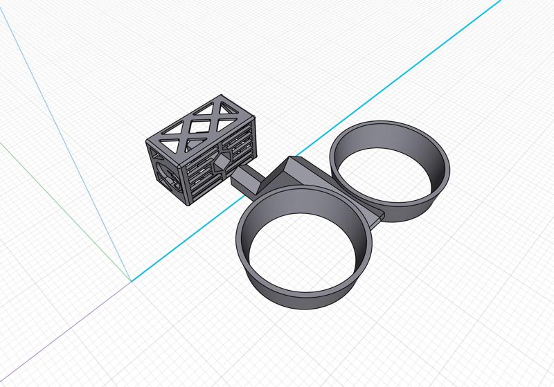 T4 (Multivan, Caravelle, Transporter) double cup mount/holder