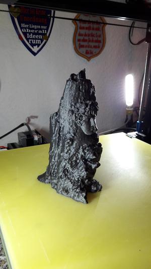 Felsen mit Kopf  Rock with head