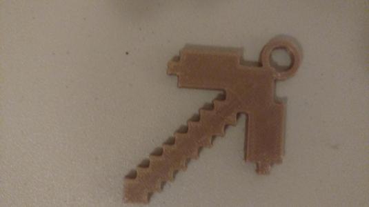 Minecraft Pickaxe Ornament